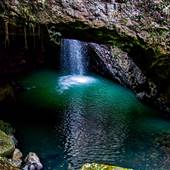 Natural Bridge (Arch & Waterfall)