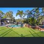 Half acre, pool, shed family home. Lake across road.