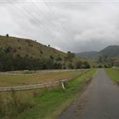Rural Country Valley Road - Farmland & Timber Fences
