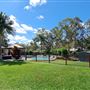 Half acre, pool, shed family home. Lake across road.