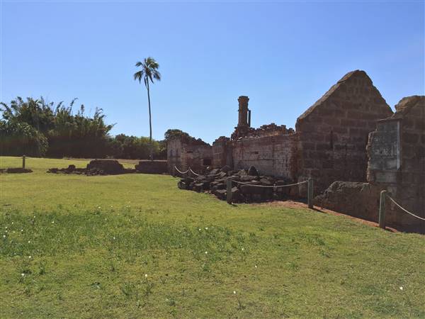 St Helena Island National Park - Exercise Yards & Ruins (23/09/2015 - Credits: Neil McGregor)