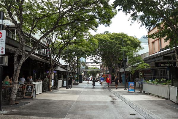Brunswick Street Mall (25/04/2023 - Credits: Screen Queensland)