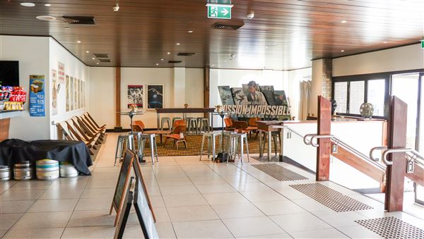 New Farm Cinemas - Five Star Cinemas - New Farm Cinemas. The Purple Room; The Bronze Room, Gold Class Room. Candy Bar, Foyer, Stairwell (24/05/2023 - Credits: Screen Queensland)