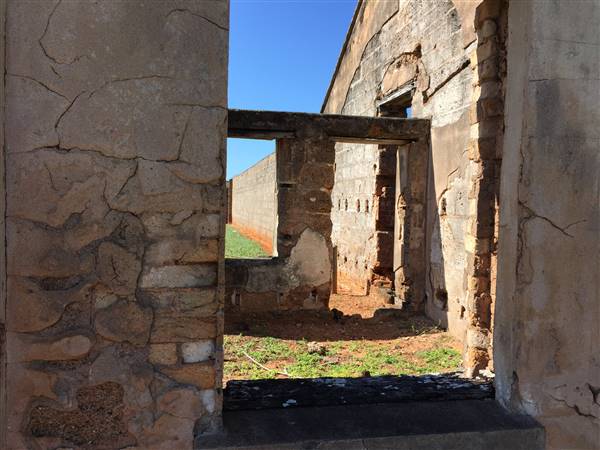 St Helena Island National Park - Exercise Yards & Ruins (23/09/2015 - Credits: Neil McGregor)