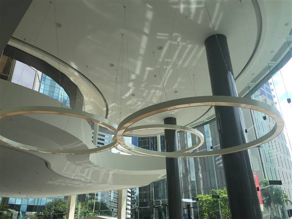 Eagle Street Lobby - Downtown Brisbane (1/04/2016)