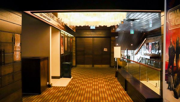New Farm Cinemas - Five Star Cinemas - New Farm Cinemas. The Purple Room; The Bronze Room, Gold Class Room. Candy Bar, Foyer, Stairwell (24/05/2023 - Credits: Screen Queensland)