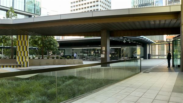 Brisbane Magistrates Court - Courtyard & Streetscape (2/06/2023 - Credits: Screen Queensland)