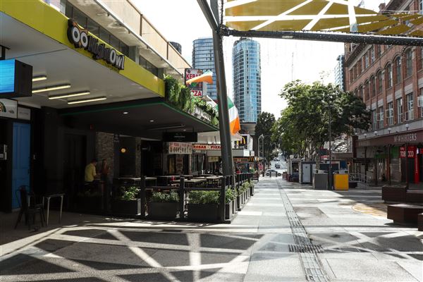Brunswick Street Mall (25/04/2023 - Credits: Screen Queensland)