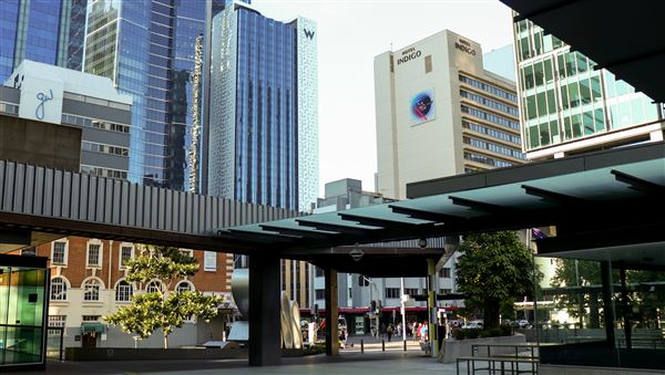 Brisbane Magistrates Court - Courtyard & Streetscape (2/06/2023 - Credits: Screen Queensland)
