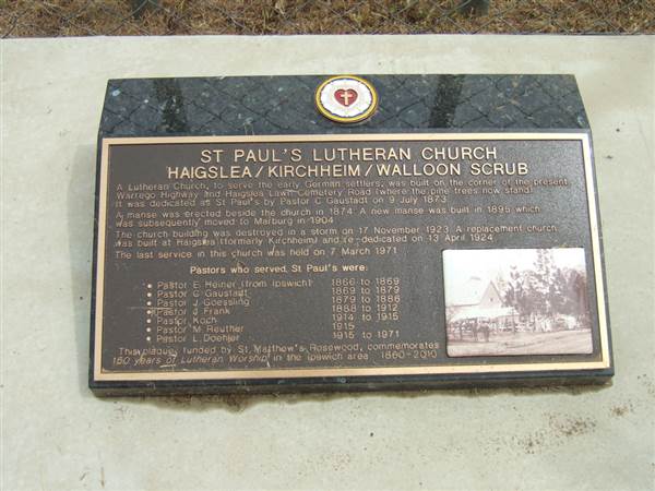 Haigslea Lawn Cemetery (25/07/2012)