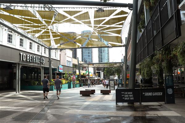 Brunswick Street Mall (25/04/2023 - Credits: Screen Queensland)