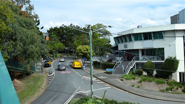 Taringa Central Pedestrian Bridge (7/06/2023 - Credits: Screen Queensland)