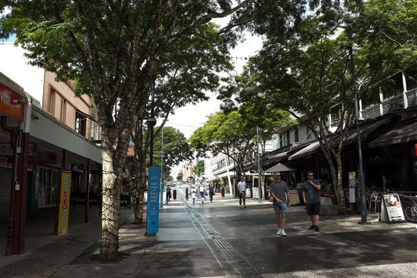 Brunswick Street Mall (25/04/2023 - Credits: Screen Queensland)