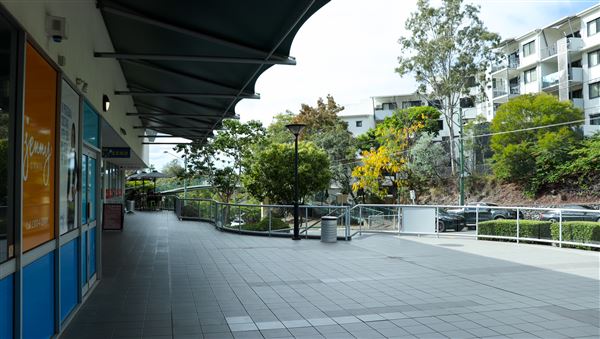 Taringa Central Pedestrian Bridge (7/06/2023 - Credits: Screen Queensland)