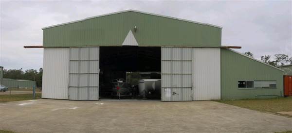 Caboolture Airport Hangars (29/08/2003)