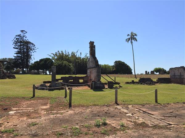 St Helena Island National Park - Exercise Yards & Ruins (23/09/2015 - Credits: Neil McGregor)