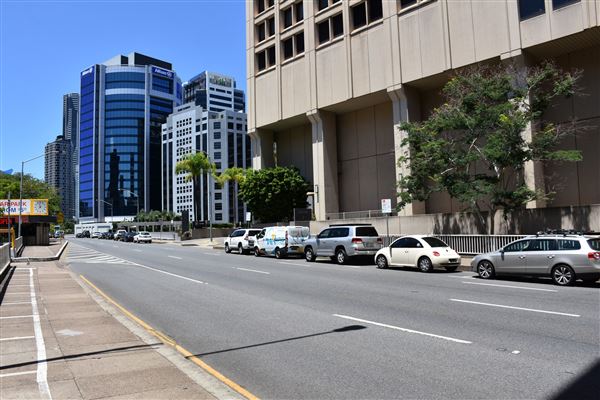 Turbot Street between Edward & Wharf Streets (2/02/2020 - Credits: Kathryn Metcalfe)